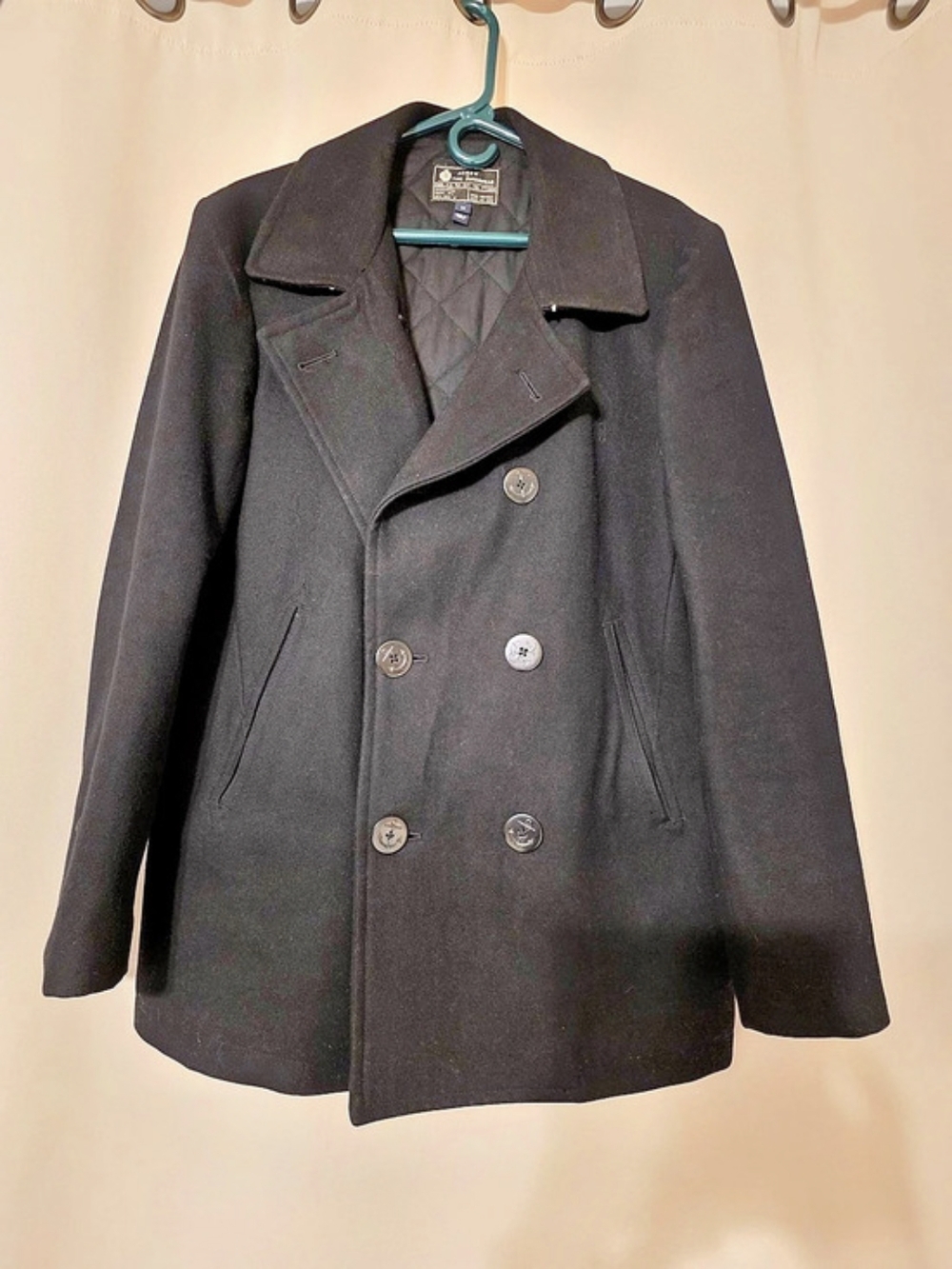 J.Crew Bayswater Peacoat Men's Black Size Medium